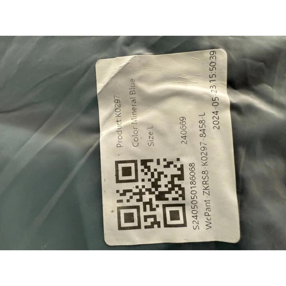 NWT Halara High Waisted Drawstring Pocket Hem Casual Joggers Mineral Blue Size L - Picture 6 of 11